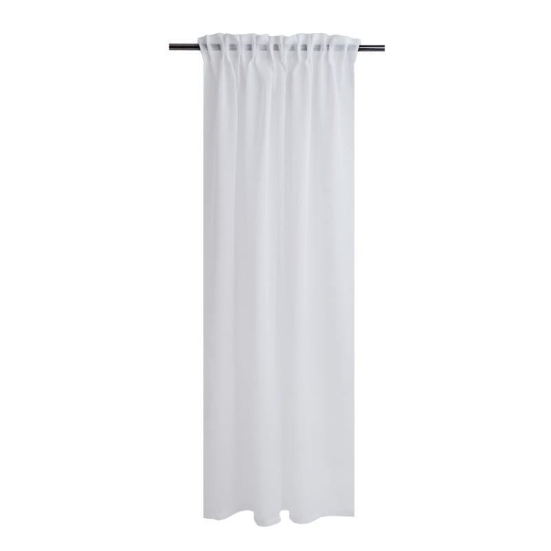 Firana z taśmą ESSENTIAL CHIC 140x270 off-white
